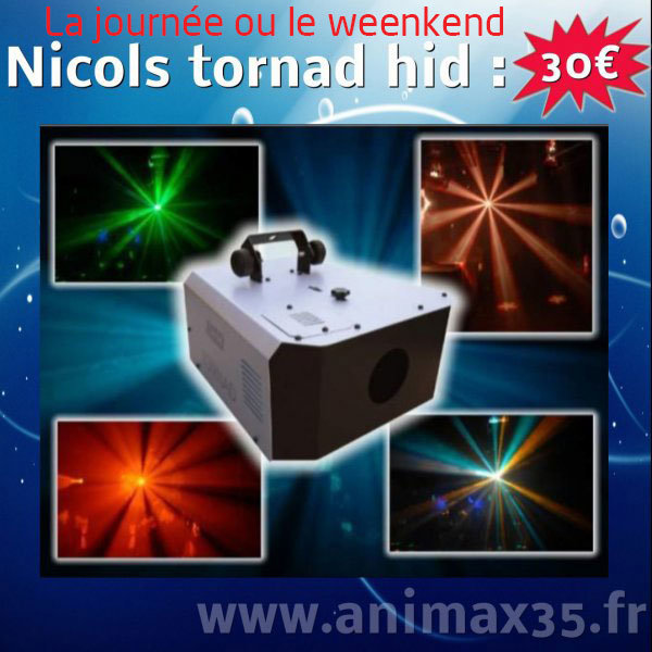 Location éclairage Nantes - Nicols Tornad hd  - Bretagne