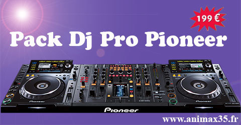 Location de matériel sono nantes - pack Dj Pro Pionneer