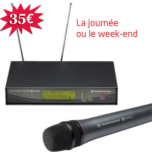 Location karaoké Nantes - Micro HF Sennheiser G2 