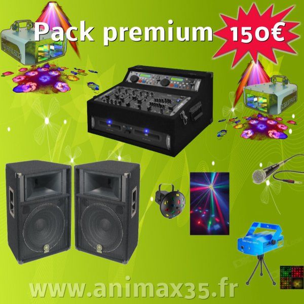 Location sono Pack Premium 150 euros - Bain de Bretagne