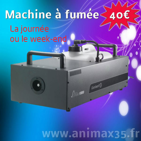 Location éclairage - machine à fumer - Rennes- Bretagne