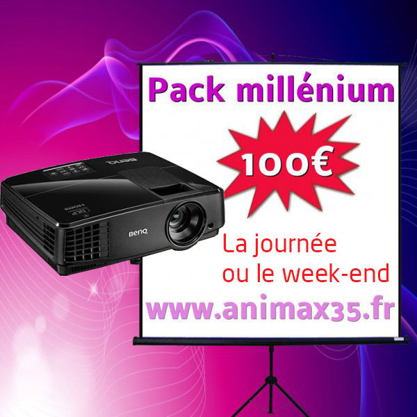 Vidéoprojecteur rennes - Pack Millenium - Animax 35