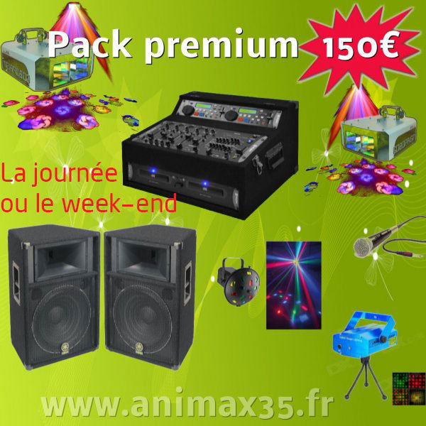 location sono rennes - pack sono premium 150 euros - Animax35