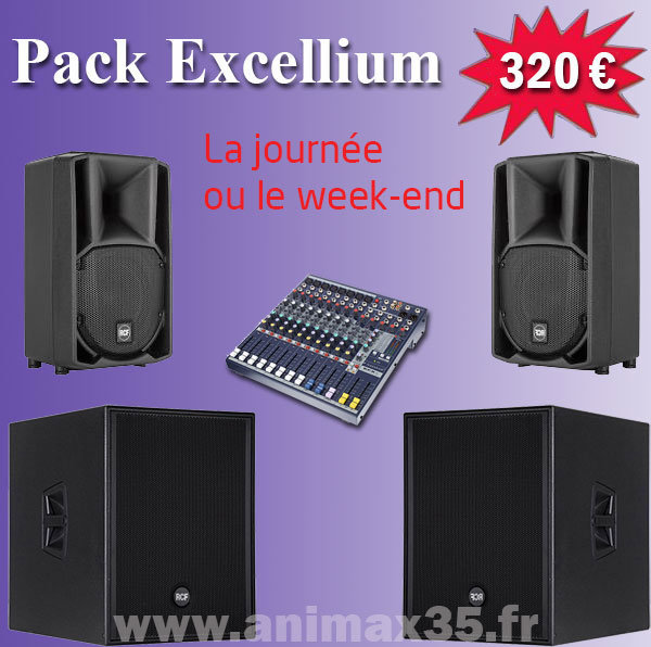 Location sono pack excellium 320 euros - Rennes - Animax32