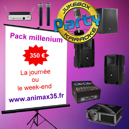 Location karaoké Lillemer - Pack millenium karaoké - Animax35