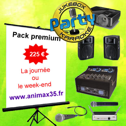 Location karaoké La Baussaine - Pack premium karaoké - Animax35