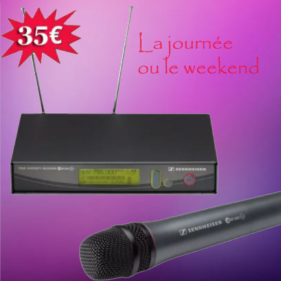 Location karaoké rennes - Micro HF Sennheiser G2 