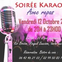 Soirée Karaoké Vendredi 12 Octobre 2018 au Bistro du coin à Rennes