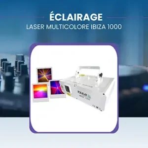 Jeu de lumière | Laser Multicolore Ibiza