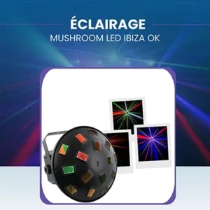 Jeu de lumière MUSHROOM LED IBIZA