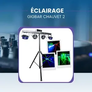 Pack jeux de lumière – Gigbar Chauvet 2