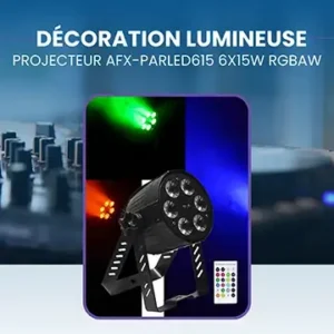 Éclairage salle Projecteur RGB AFX