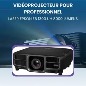 Vidéoprojecteur Pro Epson Laser EB-L1300UH – 8000 Lumens