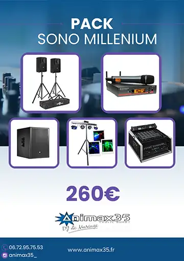 location sono pack millenium