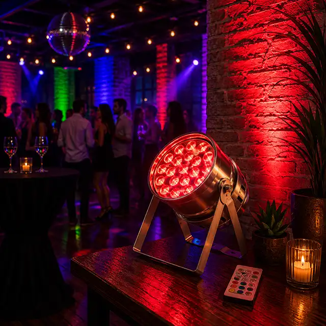 éclairage décoration salleProjecteur LED RGB ALU