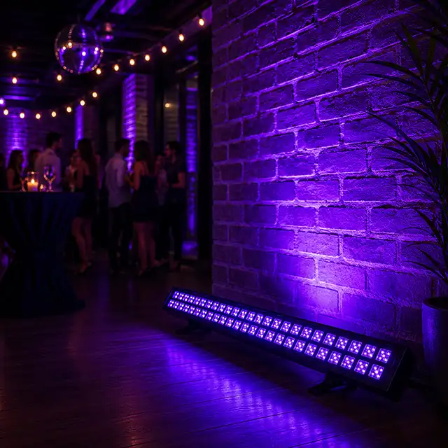 location lumiere noire bar led eclairage salle uv