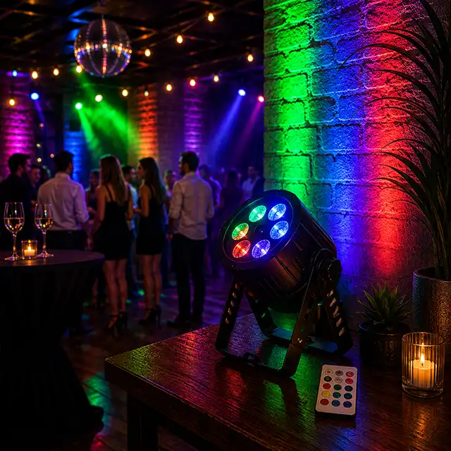 location projecteur eclairage salle AFX rgb