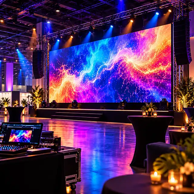 Location de mur LED géant