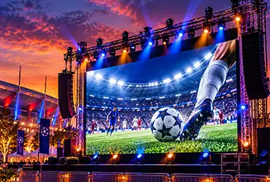Mur LED pour Événements sportifs et retransmissions