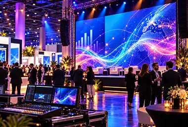 Mur LED pour Salons professionnels, congrès et séminaires